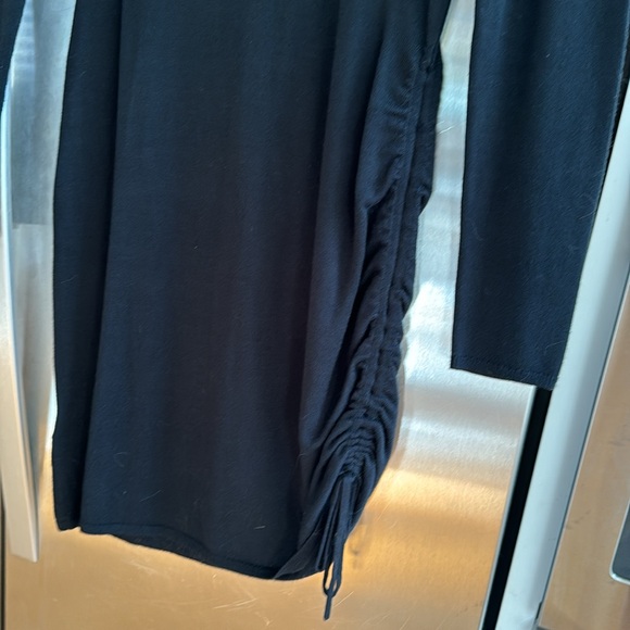Abercrombie & Fitch black mini long sleeve sweater dress - Picture 6 of 6